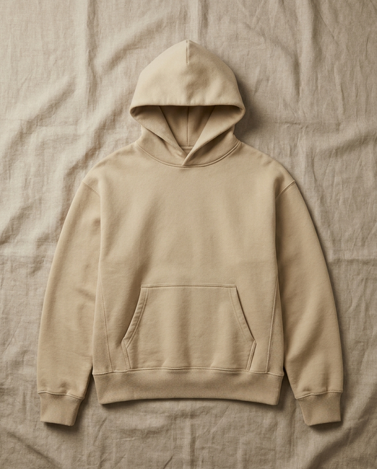 Councillor Foundation Hoodie — 430gsm heavyweight, clean structured silhouette