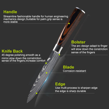 R08 / The Knife Set — Damascus Steel
