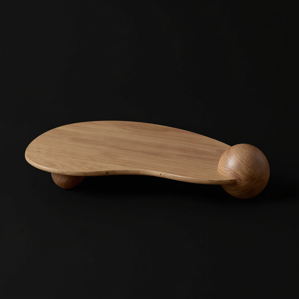 S02 Wooden Aromatherapy Tray on charcoal background - studio v2